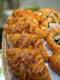 High angle view of food in plate
