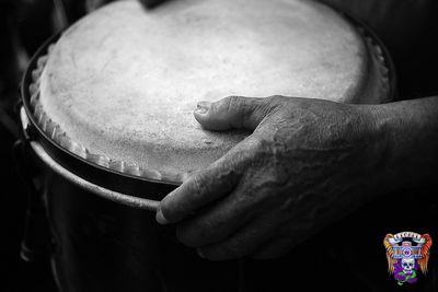 Close-up of hands