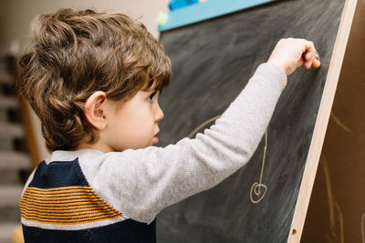 Portrait of boy standing