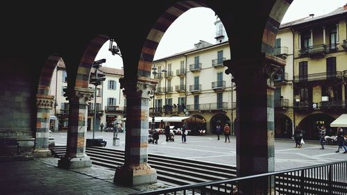 View of bridge in city