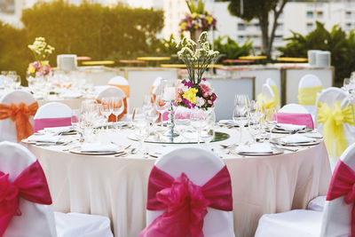 View of potted plant on table