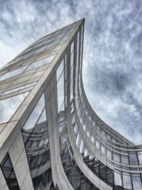 Low angle view of cloudy sky