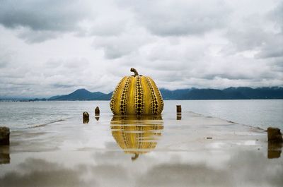 Panoramic view of sea against sky