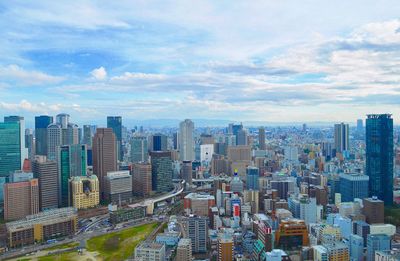 Aerial view of cityscape