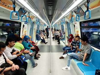 People sitting in bus