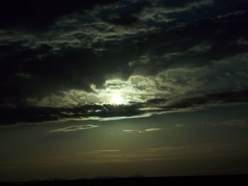 Scenic view of sky during sunset