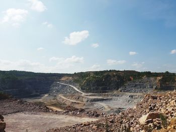 Scenic view of landscape against sky