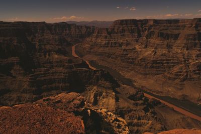 Scenic view of grand canyon