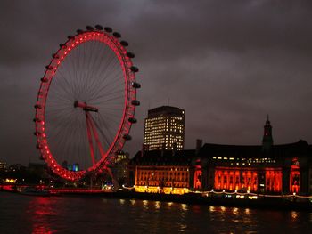 Ferris wheel at night