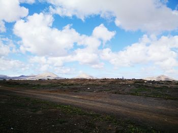 Scenic view of landscape against sky