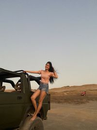 At sanddunes