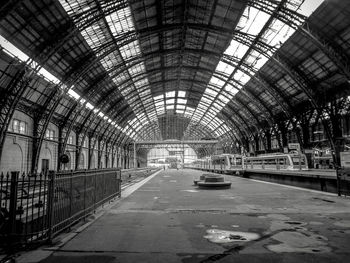 Interior of railroad station