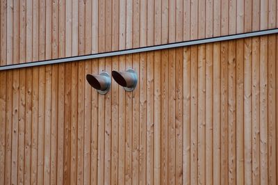 Close-up of wooden wall