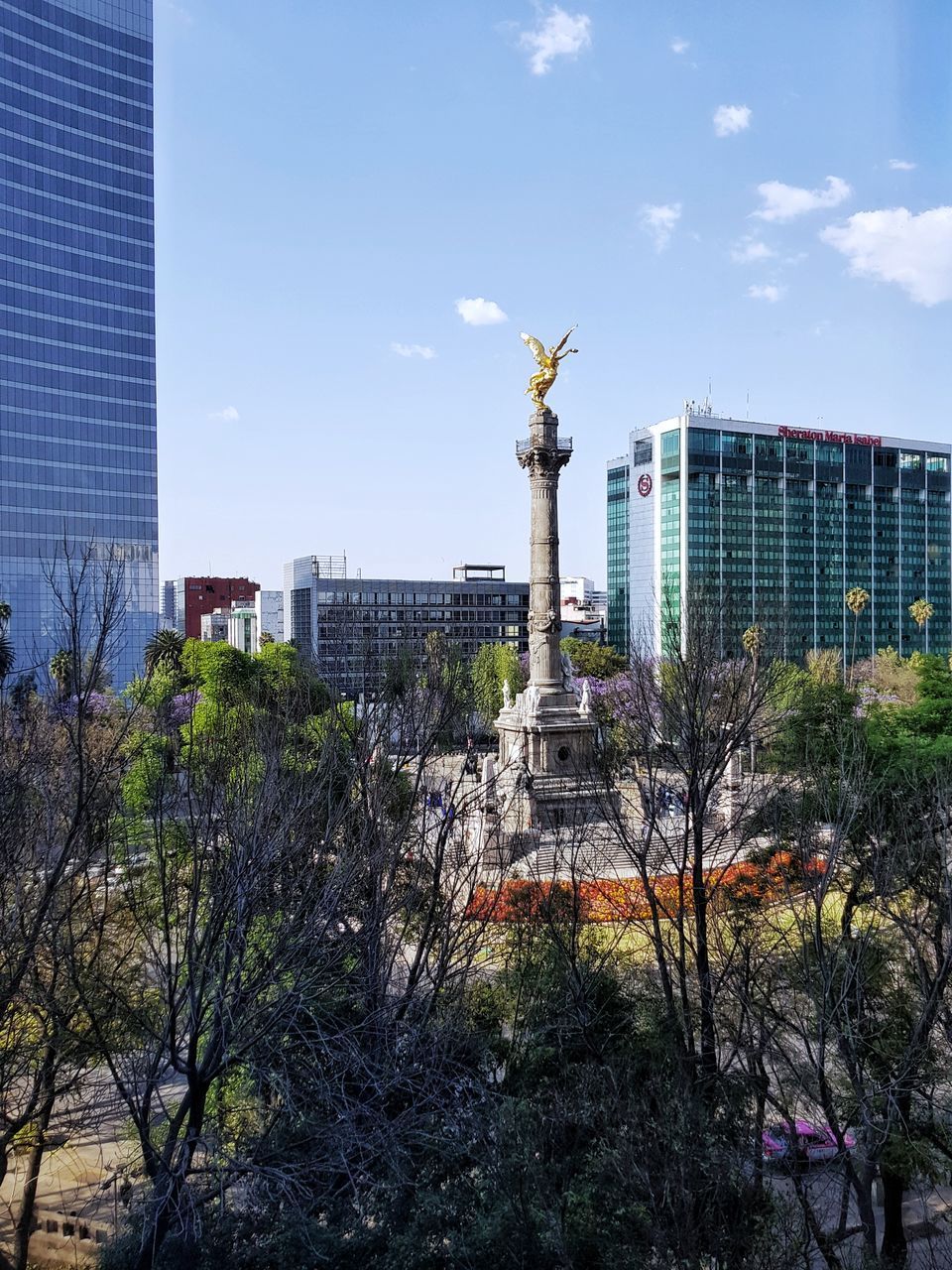 VIEW OF MODERN BUILDINGS