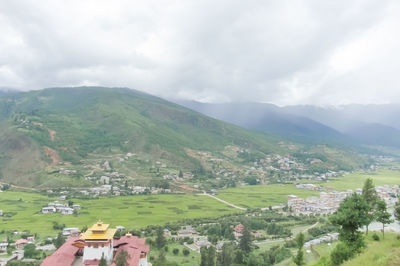 Scenic view of village