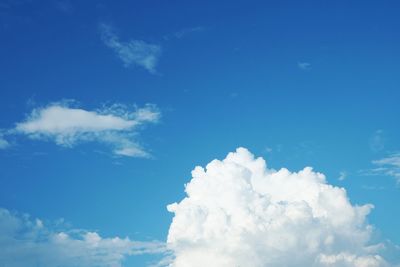 Low angle view of clouds in sky