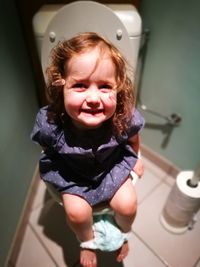 Close-up of a smiling girl