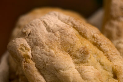 Close-up of bread on table