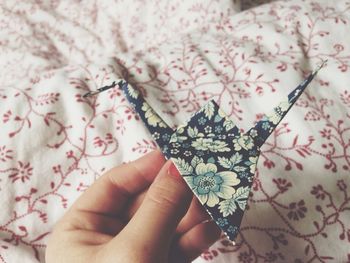 Close-up of cropped flower