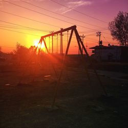 View of sunset