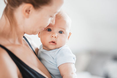 Close-up of cute baby boy