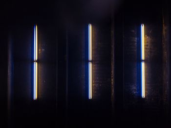 Close-up of illuminated lamp
