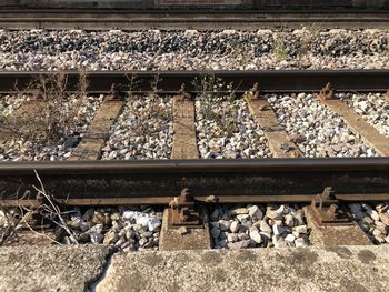 Track at train station