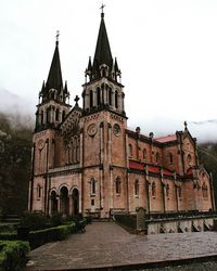 View of church