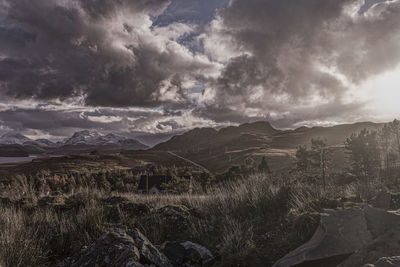 Scenic view of landscape against sky