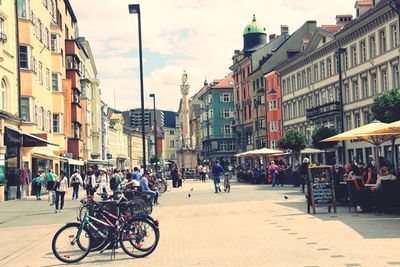 Cars on city street