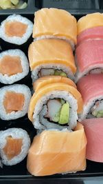 Close-up of sushi