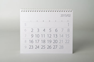 Close-up of text on white background