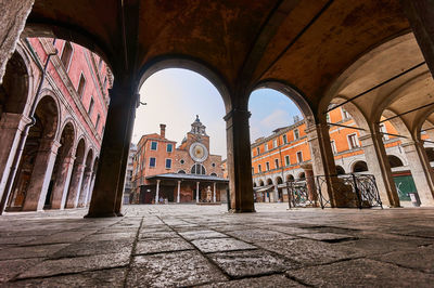 View of historical building in city