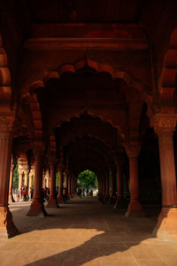 Interior of historic building