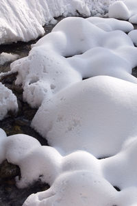 Scenic view of snow covered landscape