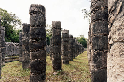 Old ruins against sky