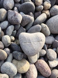 Full frame shot of stones