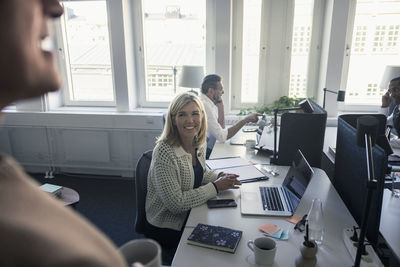 Group of people working in office