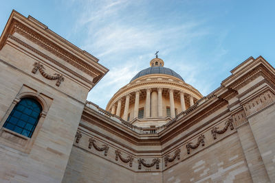 Low angle view of building against sky