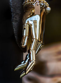 Metal mannequin hand