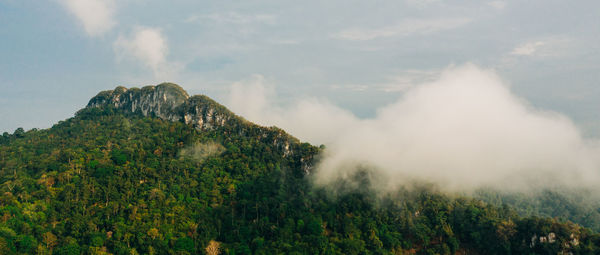 Panoramic view of landscape against sky