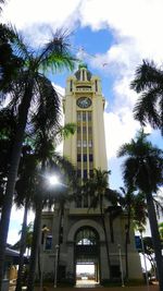 Low angle view of building against sky