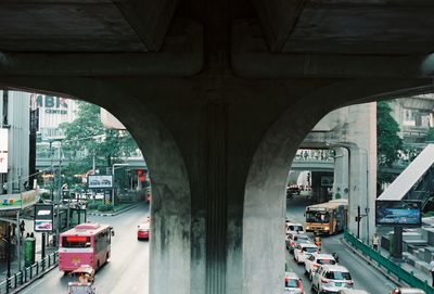 View of bridge in city