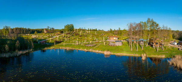 Christ the king hill sculpture park, aglona, latvia.