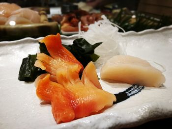 Close-up of sushi