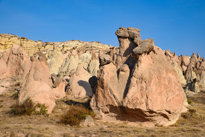 View of rock formations