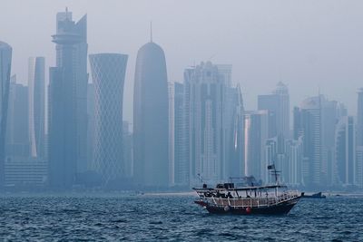 Skyscrapers in city