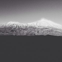 Scenic view of snowcapped mountains