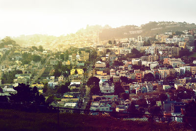 Buildings in city