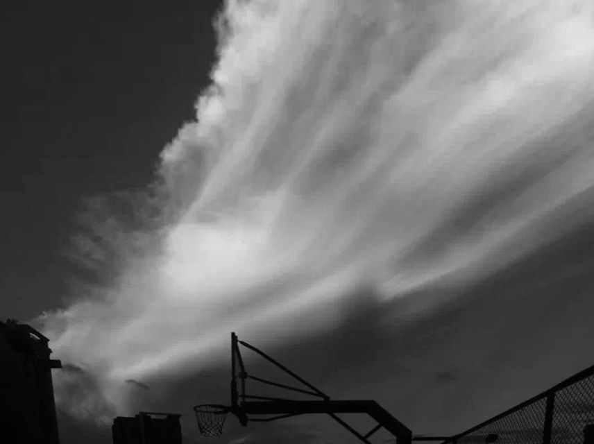 sky, cloud - sky, low angle view, cloudy, built structure, weather, architecture, overcast, cloud, building exterior, silhouette, industry, high section, outdoors, no people, nature, construction site, day, storm cloud, dusk